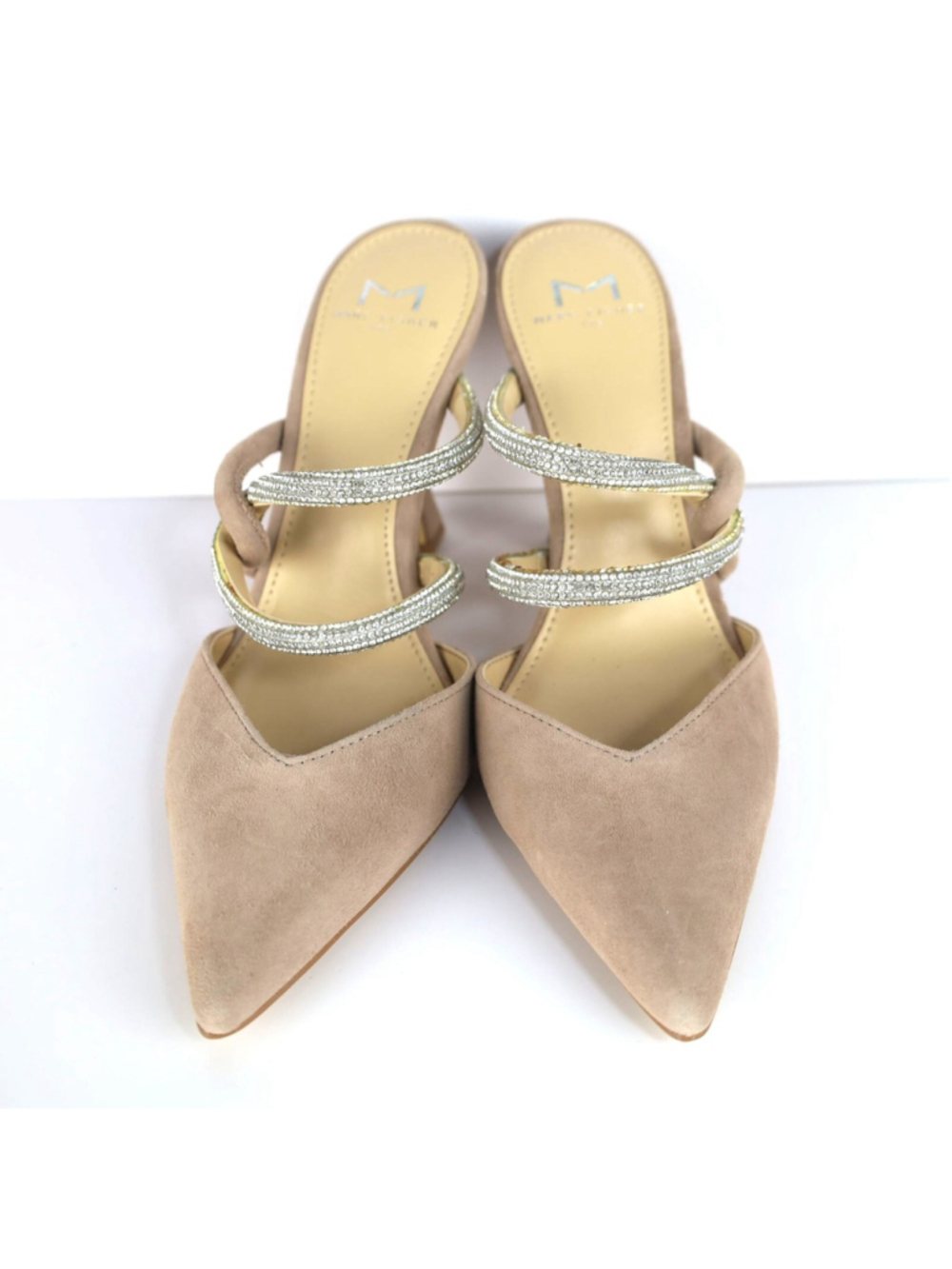Marc Fisher LTD Candy Strappy Pointed Toe Mule in Medium Natural at Nordstrom, S - Picture 3 of 9
